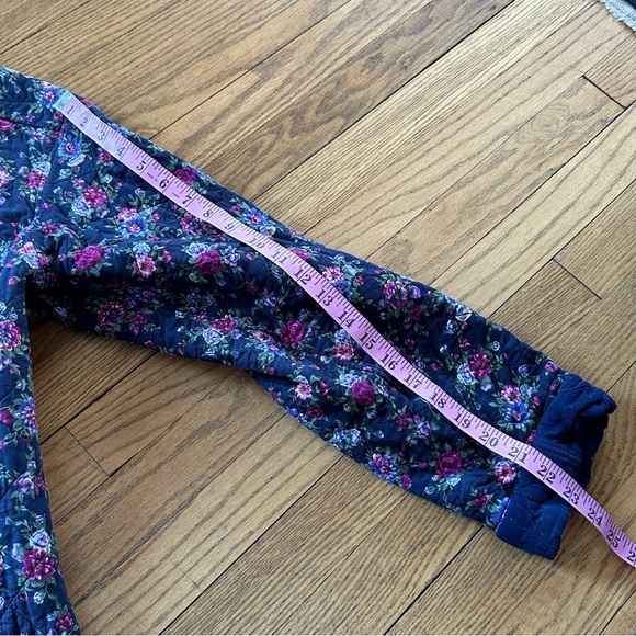 Handmade quilted floral coat chore jacket // size large // one of a kind! - Picture 7 of 14